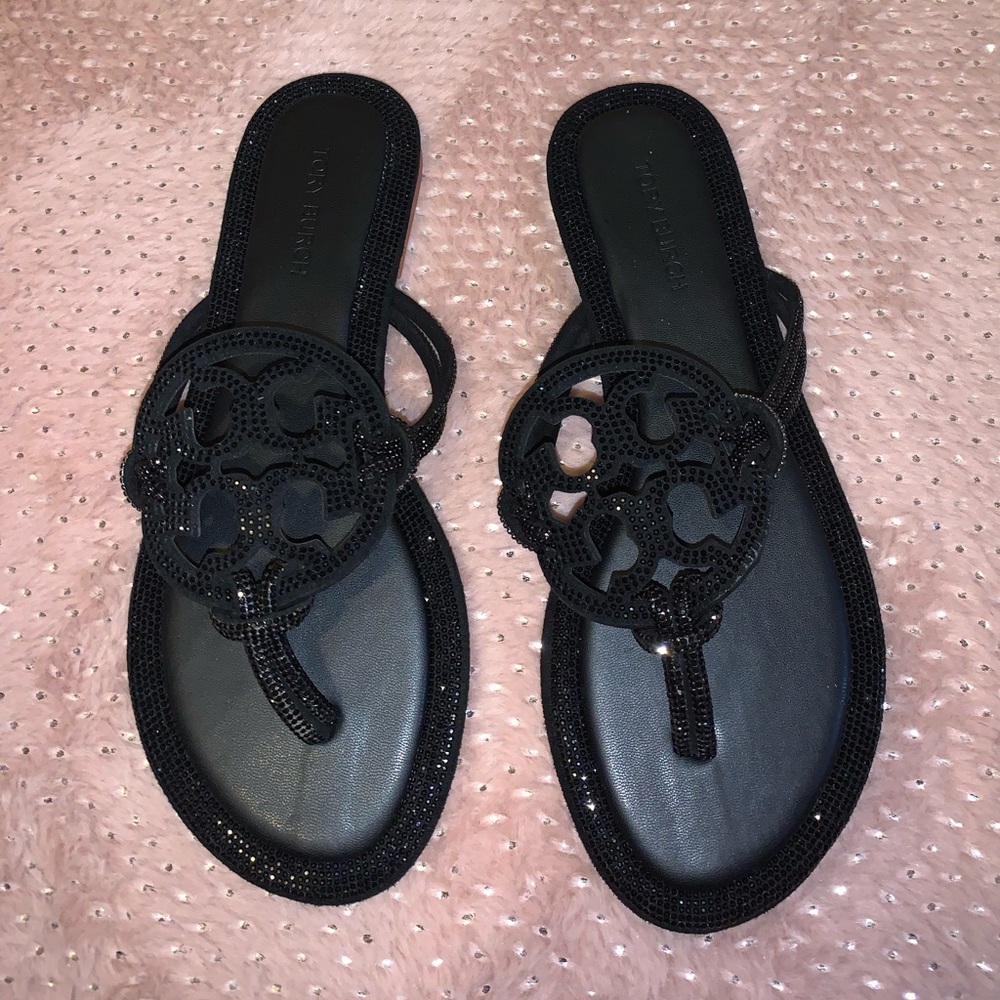 Tory Burch MILLER PAVÉ KNOTTED SANDAL